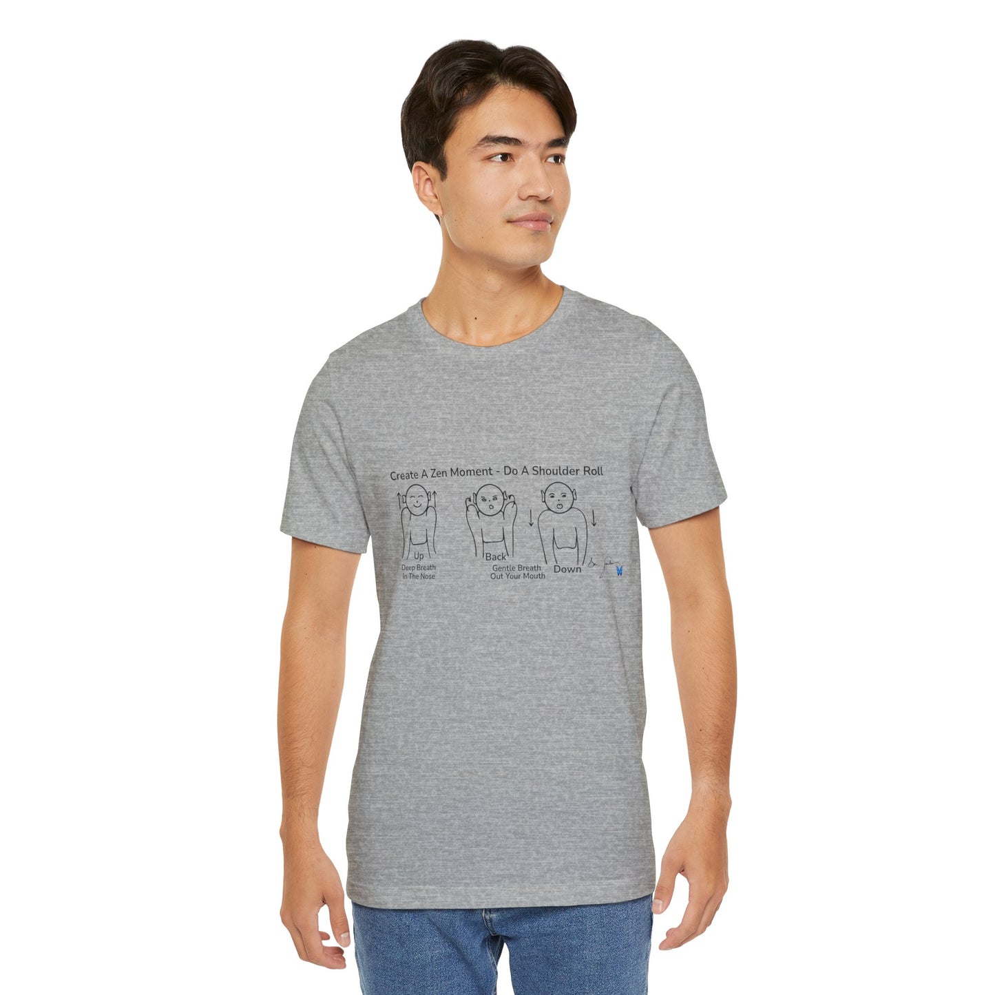 Unisex Jersey Short Sleeve Tee - Zen Moment