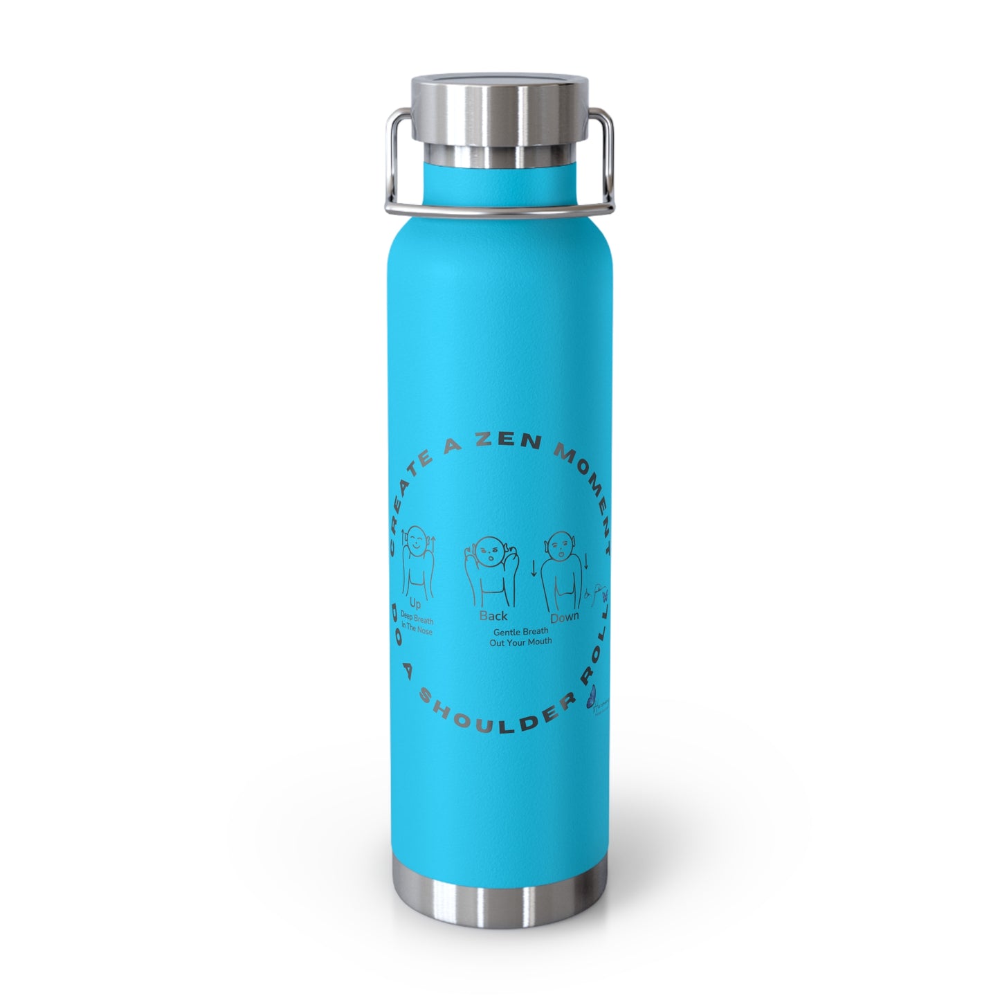 Shoulder Rolls - Copper Vacuum Insulated Bottle, 22oz