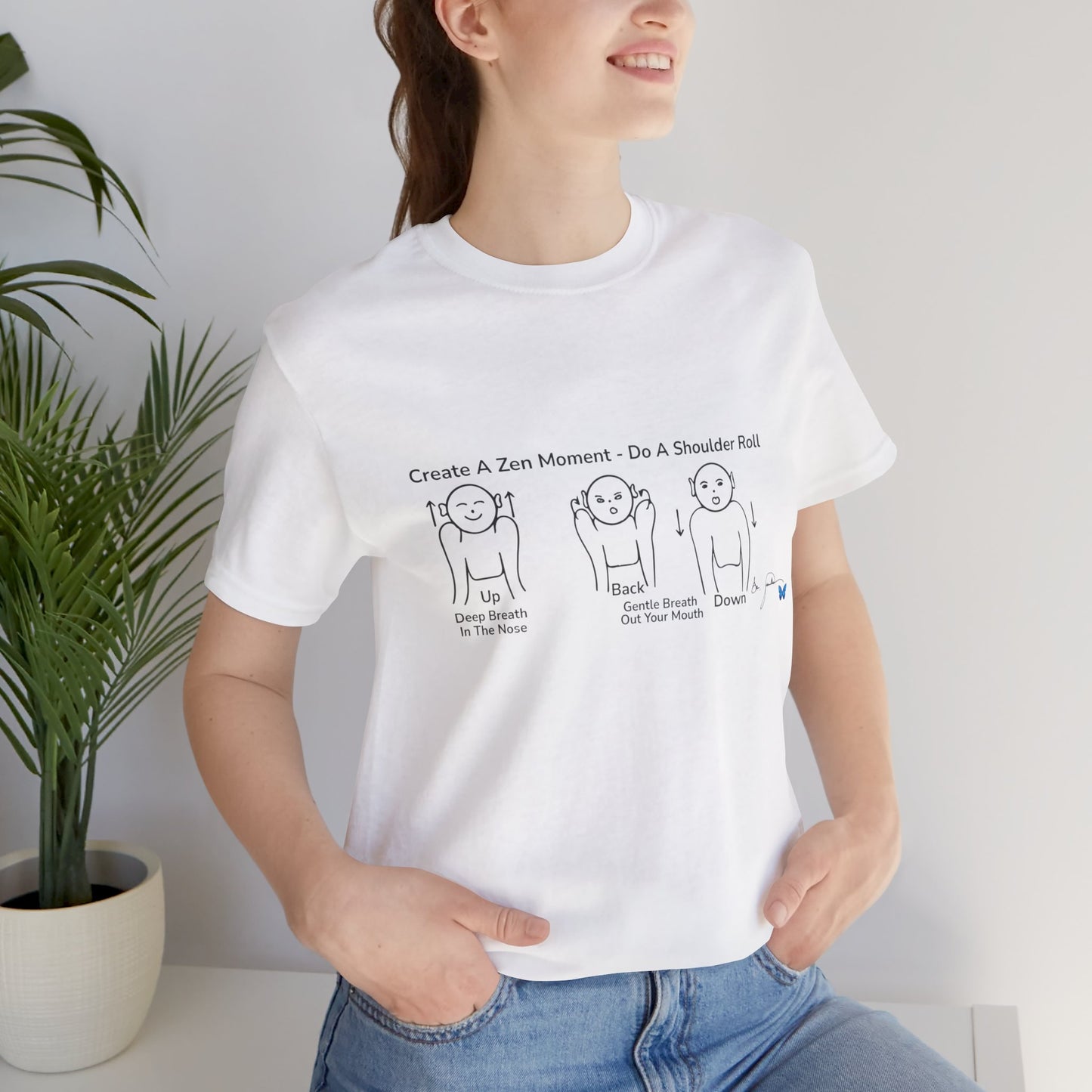 Unisex Jersey Short Sleeve Tee - Zen Moment