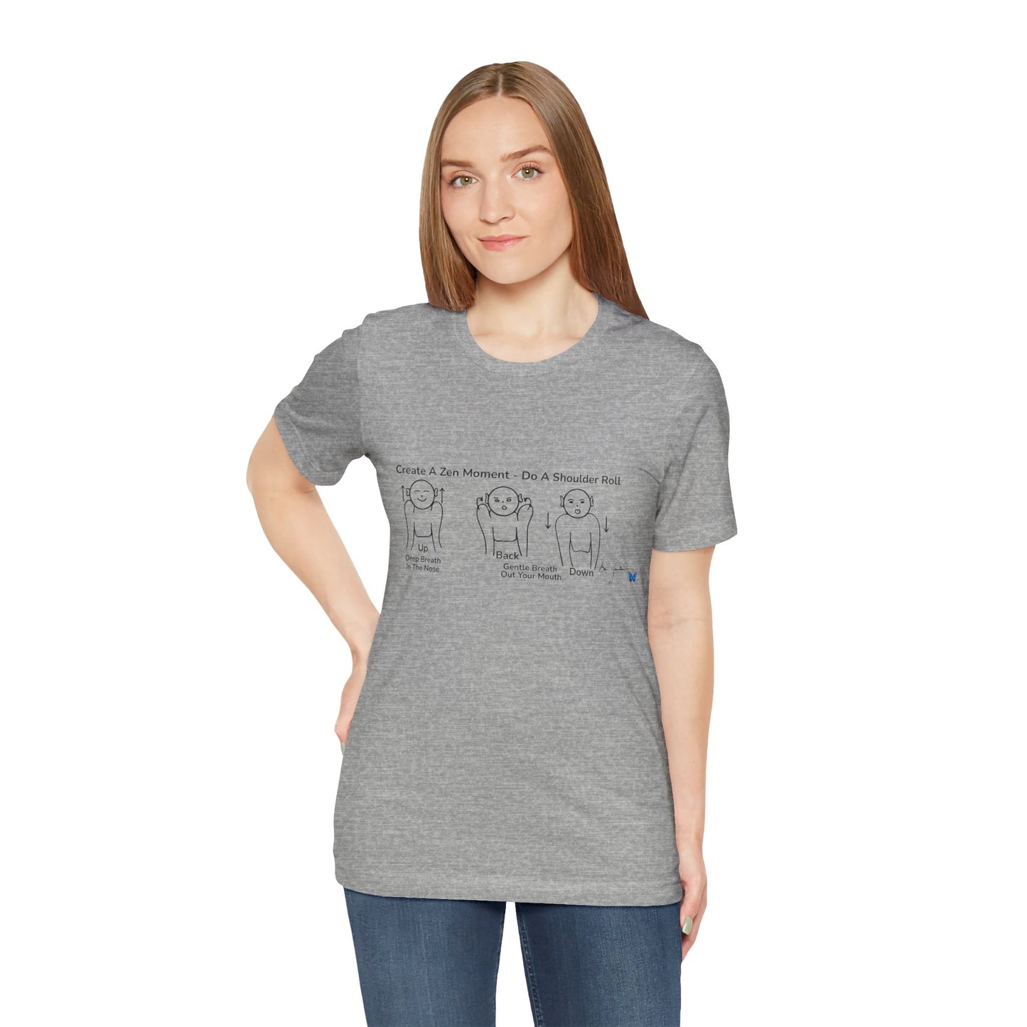 Unisex Jersey Short Sleeve Tee - Zen Moment