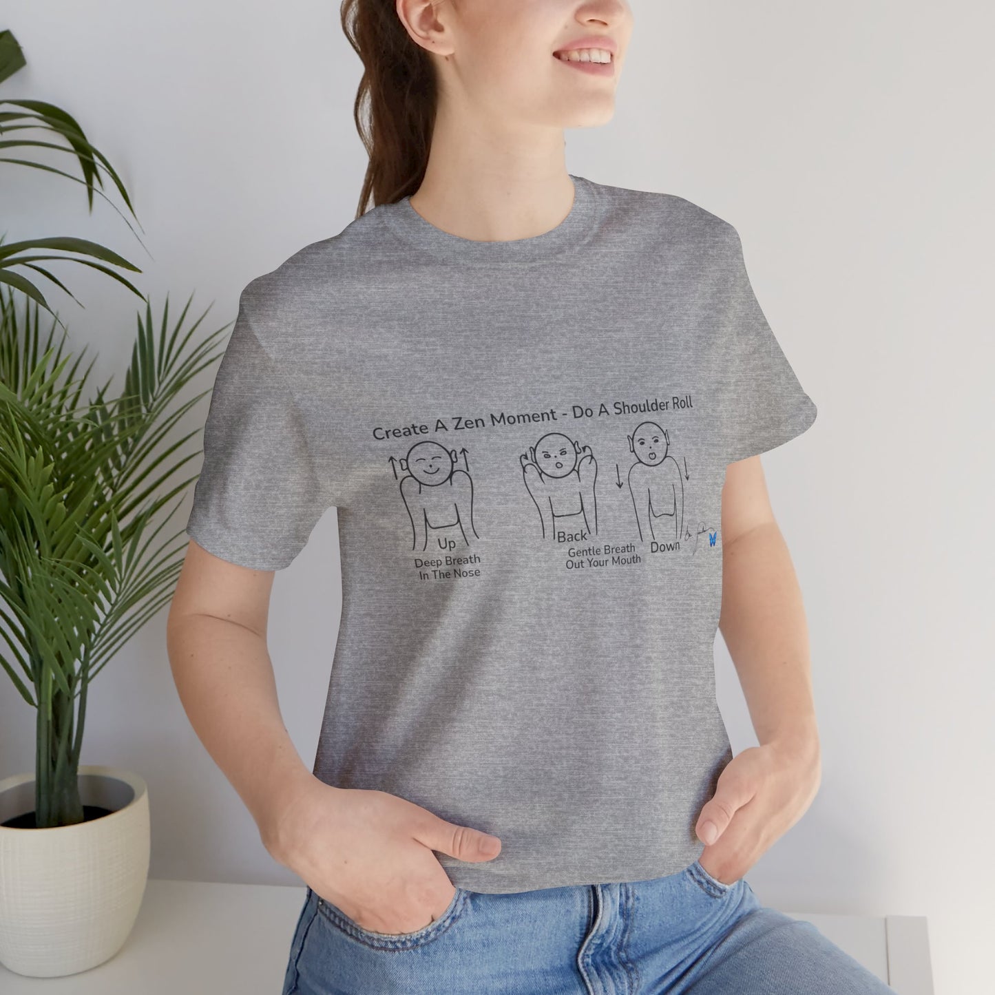 Unisex Jersey Short Sleeve Tee - Zen Moment