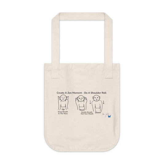 Shoulder Rolls-Organic Canvas Tote Bag