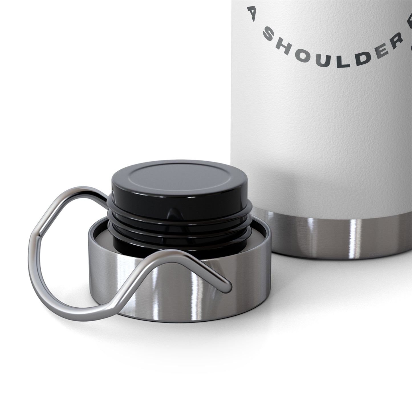 Shoulder Rolls - Stainless Steel Vacuum Insulated Water Bottle, 22oz